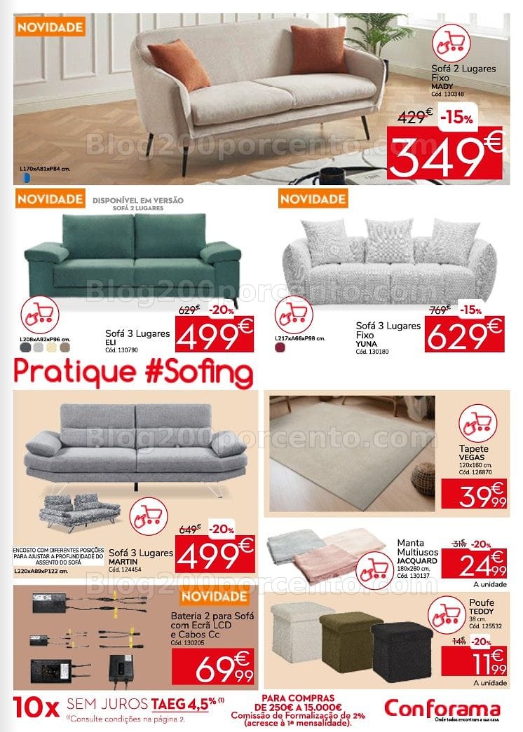 Antevisão Folheto CONFORAMA Promoções até 24 junho